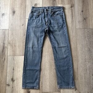 Levi's Men's 505 Straight Fit Jeans Size 34 x‎ 32 Cotton Denim #968